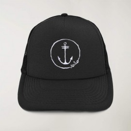 Cap "Viento" Noir - The Anchor Logo avec de la broderie