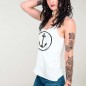 The Anchor Logo  Tank Top Donna Bianco