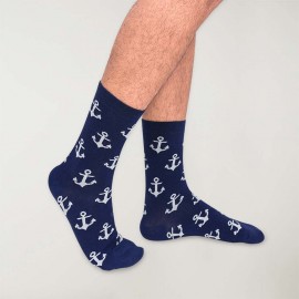 Socken mit marine-Print Ocean