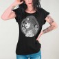 Camiseta de Mujer Negra Beauty Captain