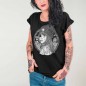 Women T-shirt Black Beauty Captain