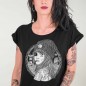 Women T-shirt Black Beauty Captain