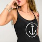 The Anchor logo Tank Top-Frau - Schwarz