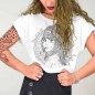 T-shirt Femme Blanc The Women Captain