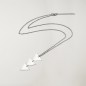 Necklace Unisex Silver Triangle