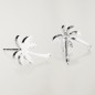 Earrings Silver Palm