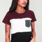 Camiseta de Mujer Negra Patch Special Pocket