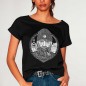 Camiseta de Mujer Negra Dark Captain