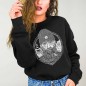 Sweatshirt Damen Schwarz Dark Captain