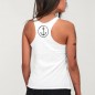 Camiseta de tirantes de Mujer Blanca Anchor Letters