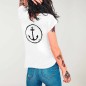 Camiseta de Mujer Blanca Viento Team