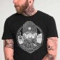 Men T-Shirt Black Dark Captain