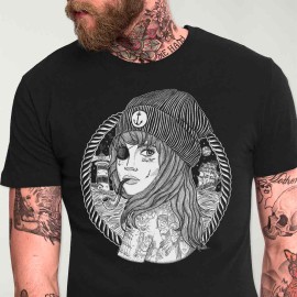 Camiseta de Hombre Negra Beauty Captain