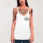 Camiseta de tirantes de Mujer Blanca Drifter