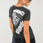 Camiseta de Mujer Plomo Drunk Skull Remastered