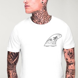 Camiseta de Hombre Blanca Paradise Finn