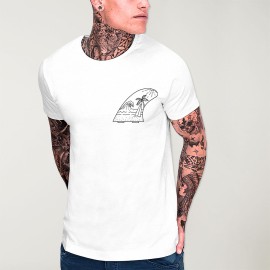 Camiseta de Hombre Blanca Paradise Finn