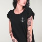 Camiseta de Mujer Negra Real Anchor