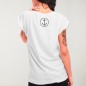 Camiseta de Mujer Blanca Abstract Anchor