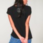 Camiseta de Mujer Negra Line Cross