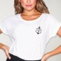 Camiseta de Mujer Blanca Surfers Club Classics