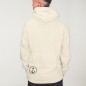 Hoodie Uomo Bianco Sporco Waves Anchor