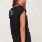 T-shirt Damen Schwarz Good Vibes