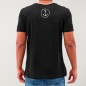 T-shirt Herren Schwarz Waves Anchor