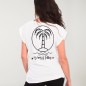 T-shirt Femme Blanc Island