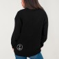 Sweatshirt Damen Schwarz Pirate Life