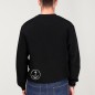 Men Sweatshirt Black Pirate Life