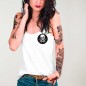 Women Tank Top White Pirate Life Cercle