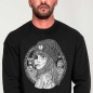 Men Sweatshirt Black Beauty Captain