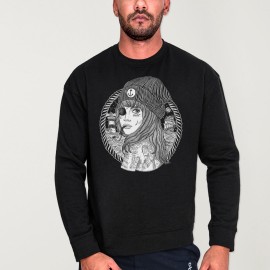 Sweatshirt de Hombre Negra Beauty Captain