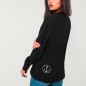 Sweatshirt de Mujer Negra Beauty Captain