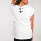 Camiseta de Mujer Blanca Wave Logo