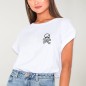 Camiseta de Mujer Blanca Skull Pirate