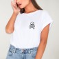 Camiseta de Mujer Blanca Skull Pirate