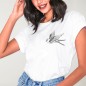 Camiseta de Mujer Blanca Golondrine Remastered