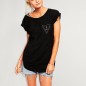 Camiseta de Mujer Negra Trianchor