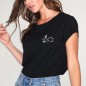 Camiseta de Mujer Negra Infinite Anchor