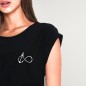 Camiseta de Mujer Negra Infinite Anchor