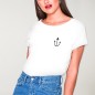 Women T-shirt White Happiness