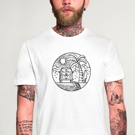 Camiseta de Hombre Blanca Camper Dream