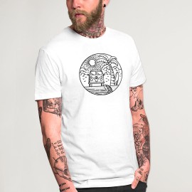 Camiseta de Hombre Blanca Camper Dream