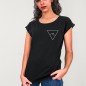 Camiseta de Mujer Negra Neverending Swell