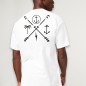 Men T-Shirt White Arrows