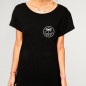 Women T-shirt Black Lost Place