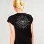 Women T-shirt Black Lost Place