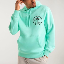 Hoodie Uomo Verde Menta Lost Place